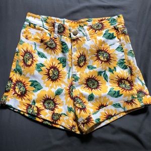 Sunflower High waisted Shorts